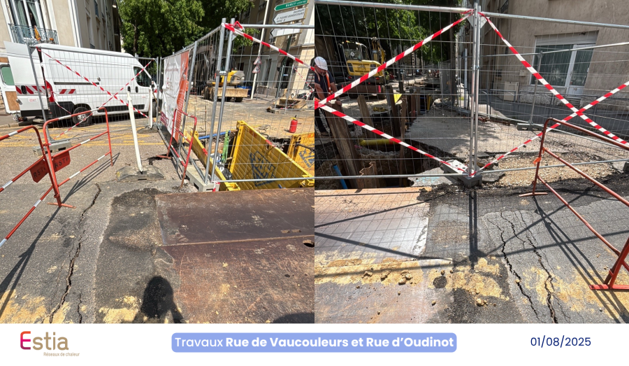Photo travaux rue vaucouleurs et rue d'oudinot
