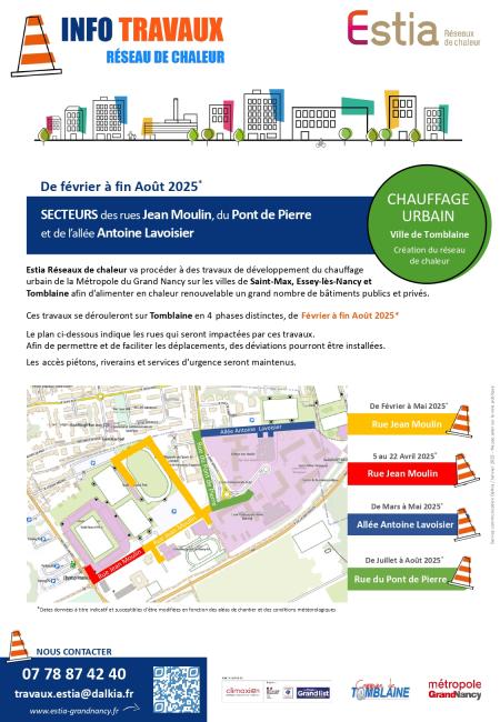 Flyer travaux tomblaine